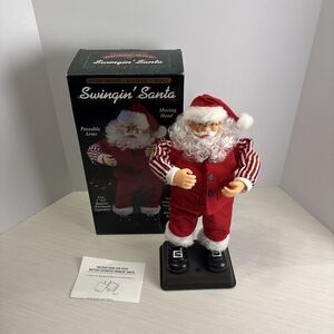 Vintage Swingin Santa - Dances to Run Rudolph Run - Works Great!